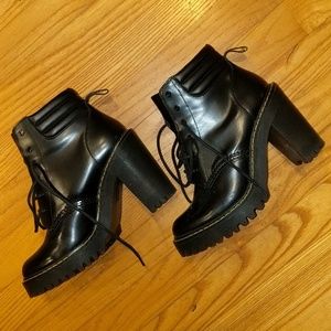 Dr. Martens high heel boots size 7